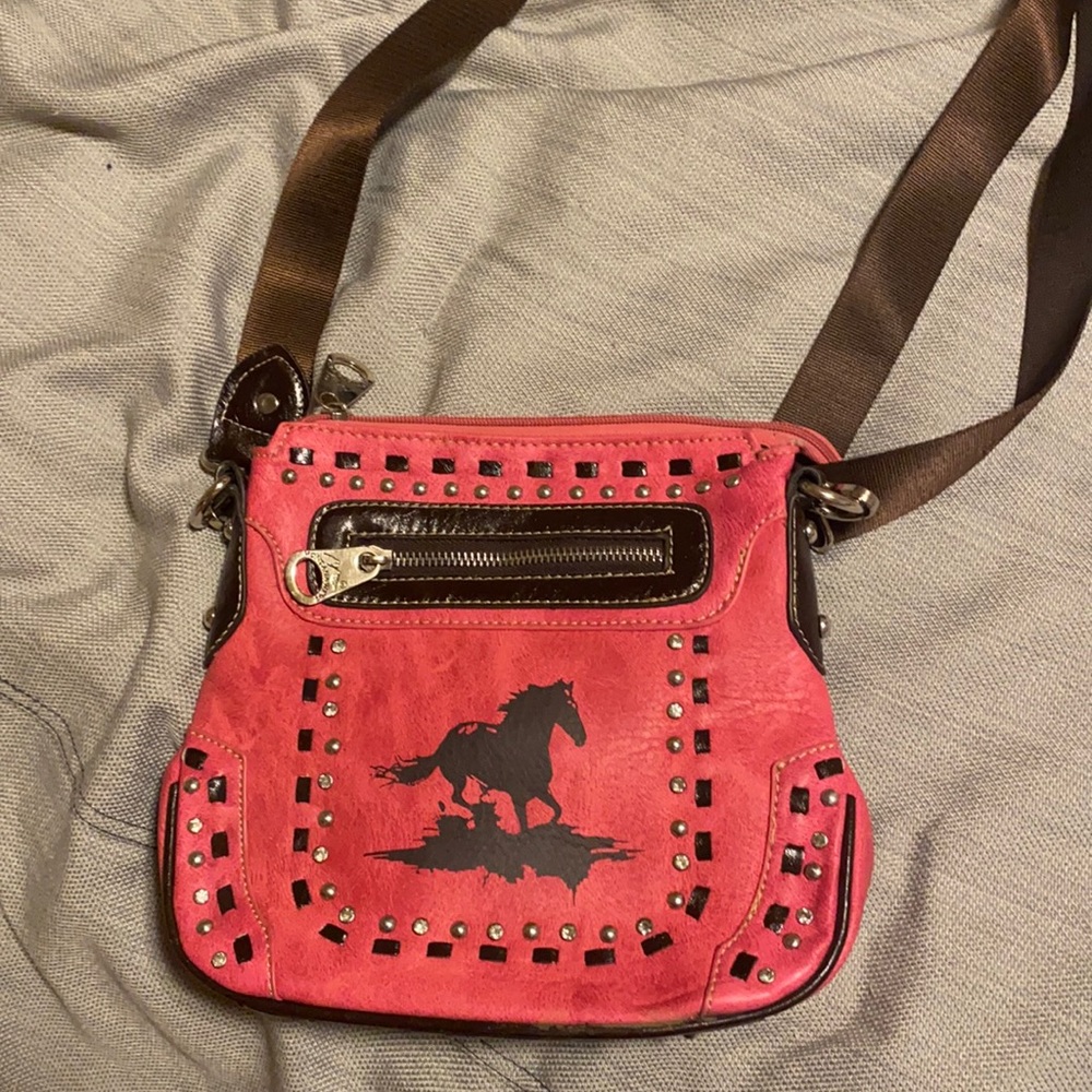 Cute pink weather style purse